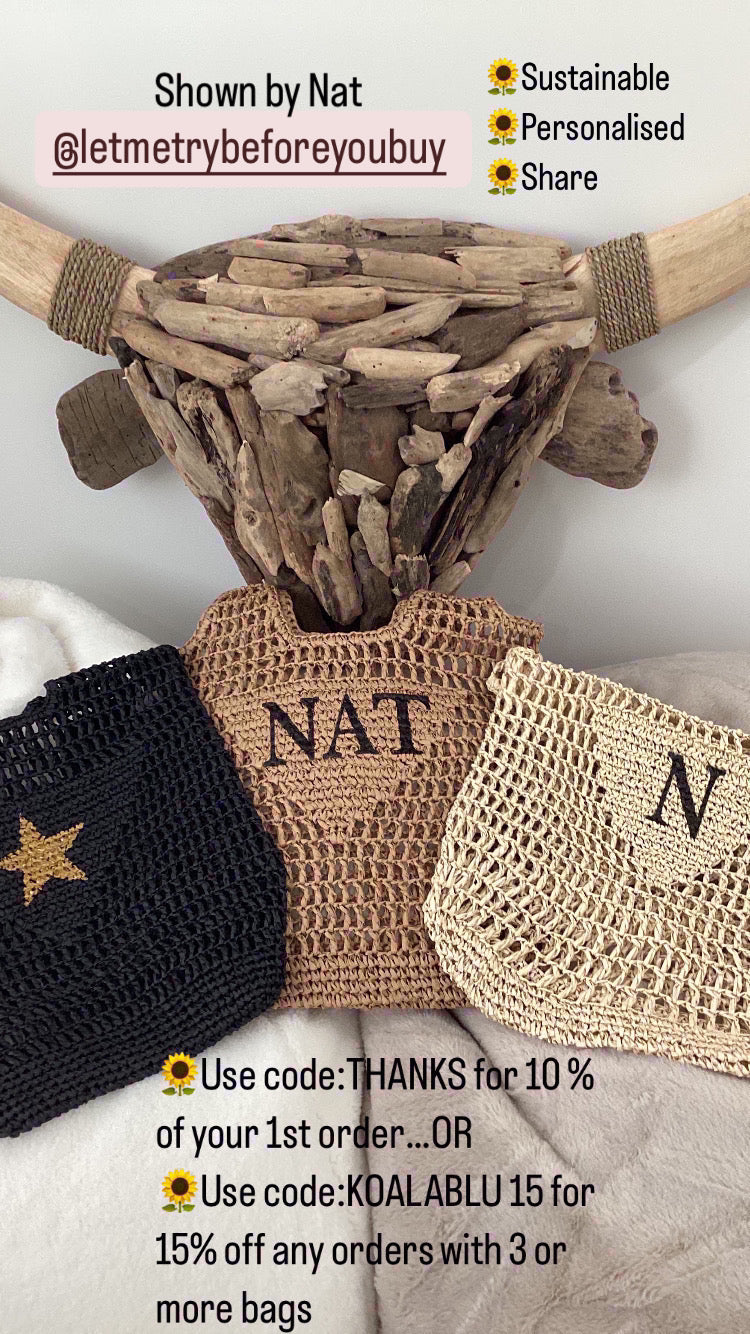 Luxury Woven Raffia Bag