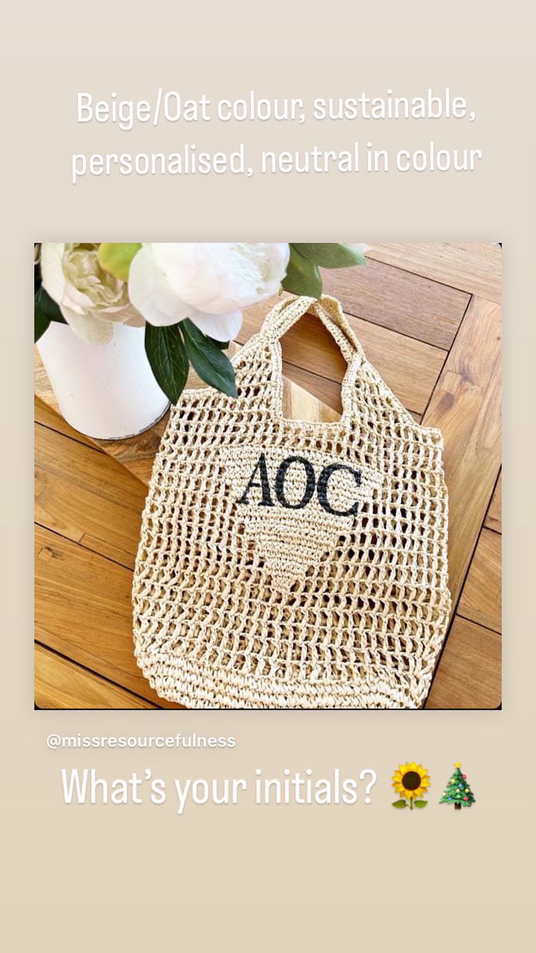 Luxury Woven Raffia Bag
