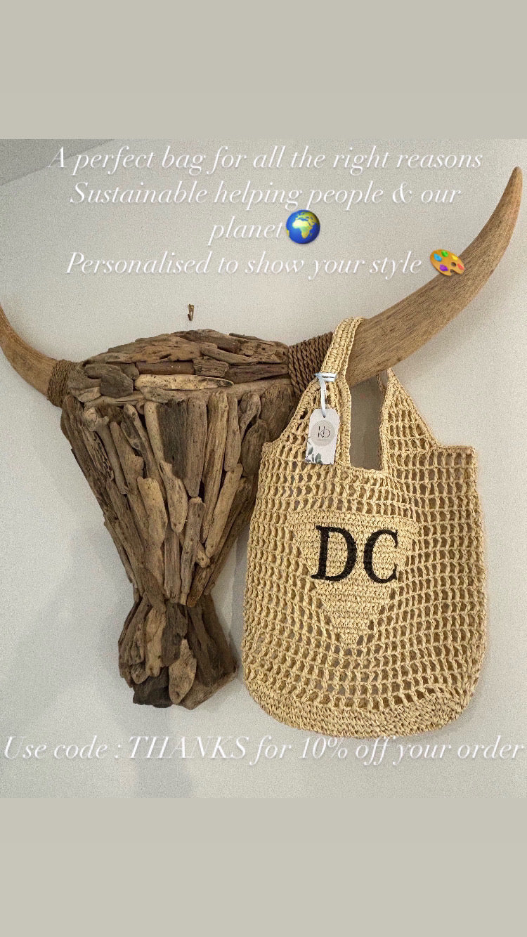 Luxury Woven Raffia Bag