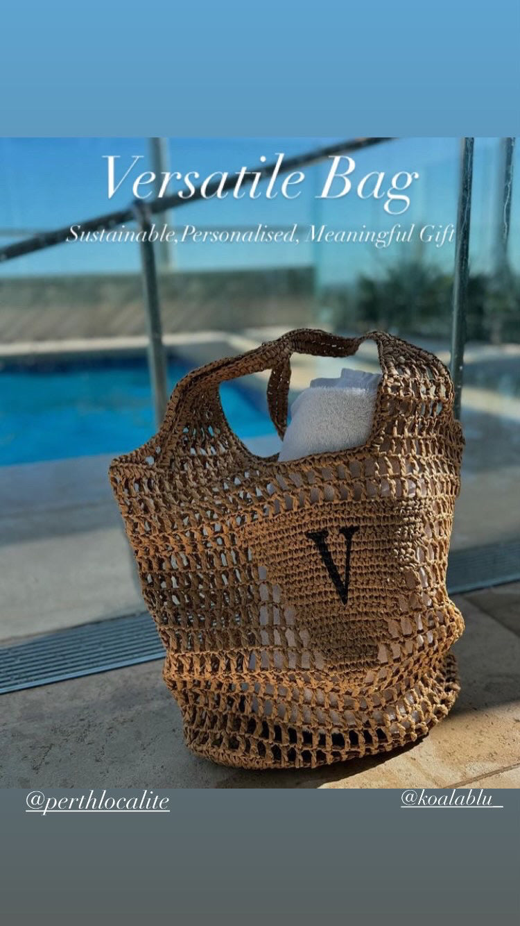 Luxury Woven Raffia Bag