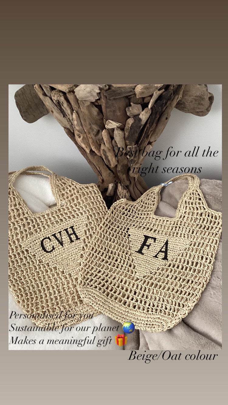 Luxury Woven Raffia Bag