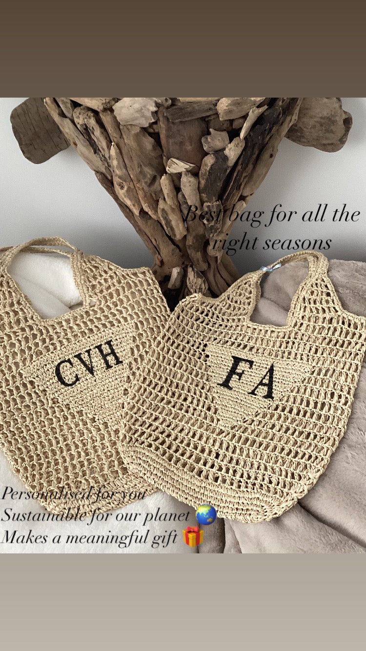 Luxury Woven Raffia Bag