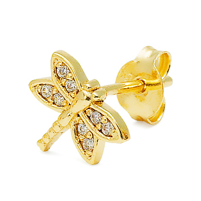 GOLD DRAGON FLY - CZ