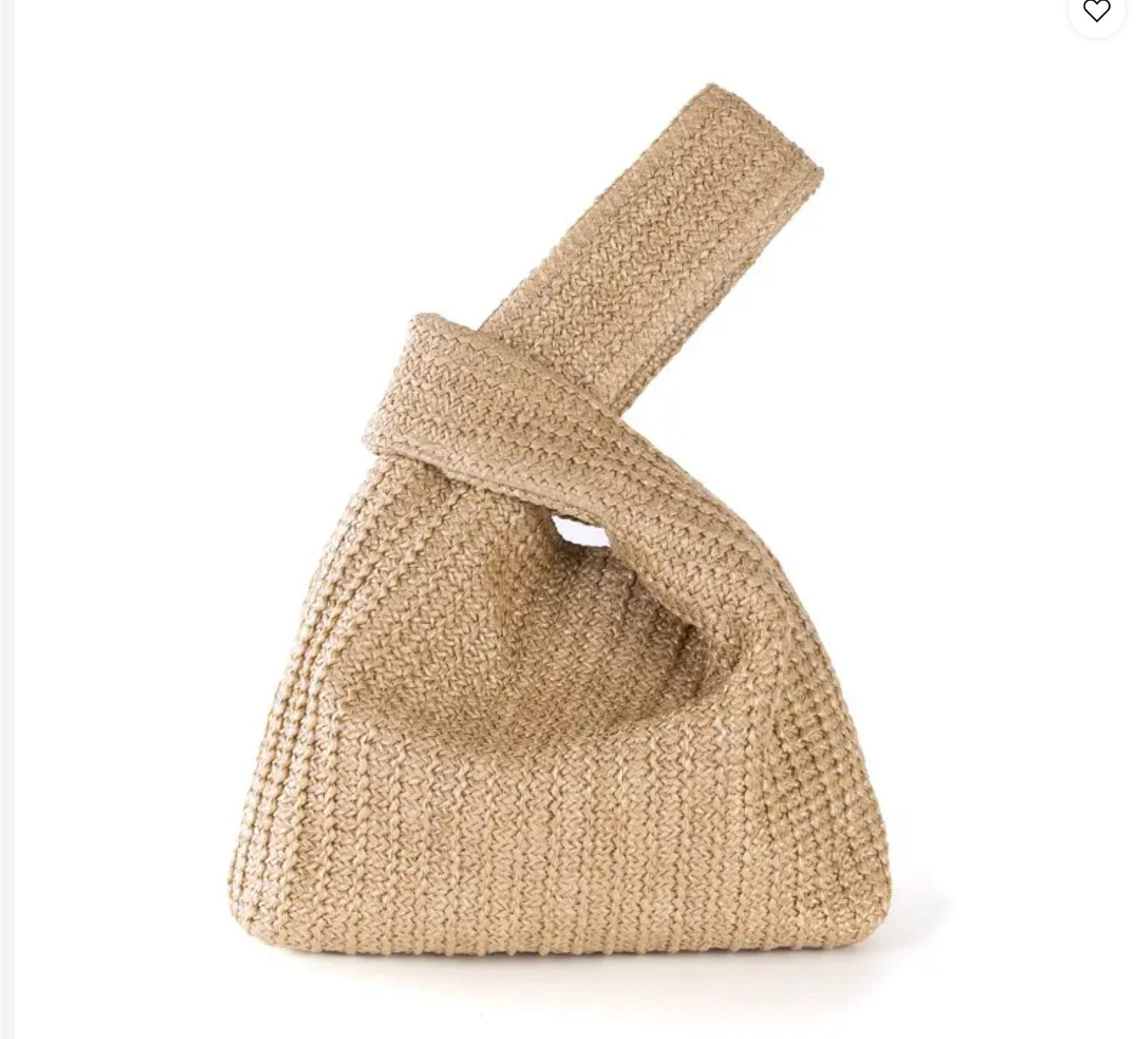 Luxury Woven Raffia KNOT BAG - LIMITED STOCK