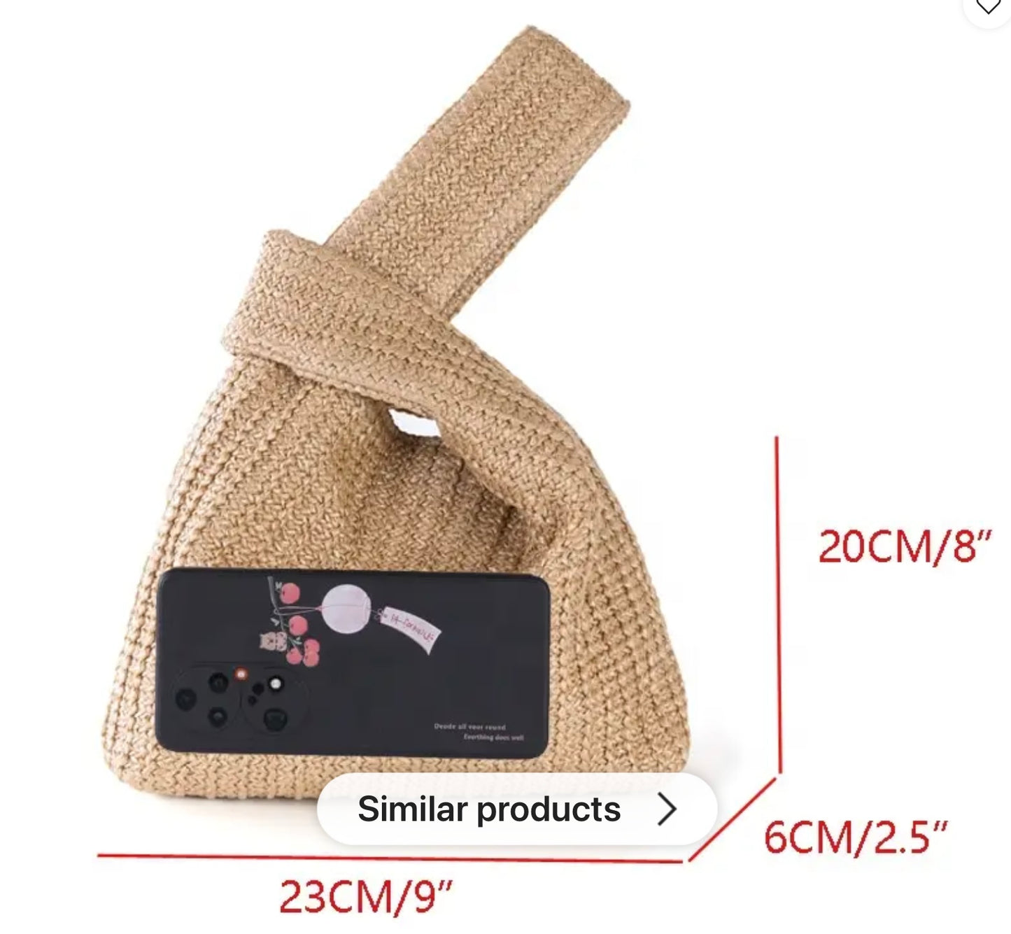 Luxury Woven Raffia KNOT BAG - LIMITED STOCK