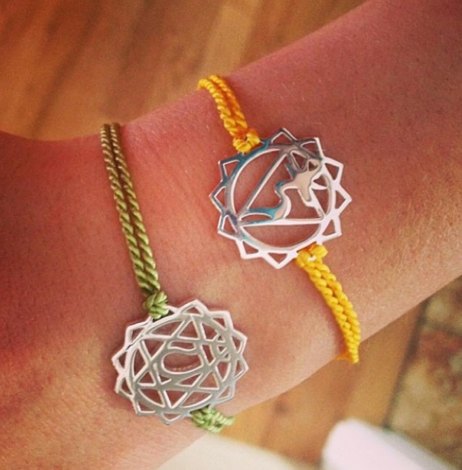 shop silver and gold chakra bracelets online at koala Blue